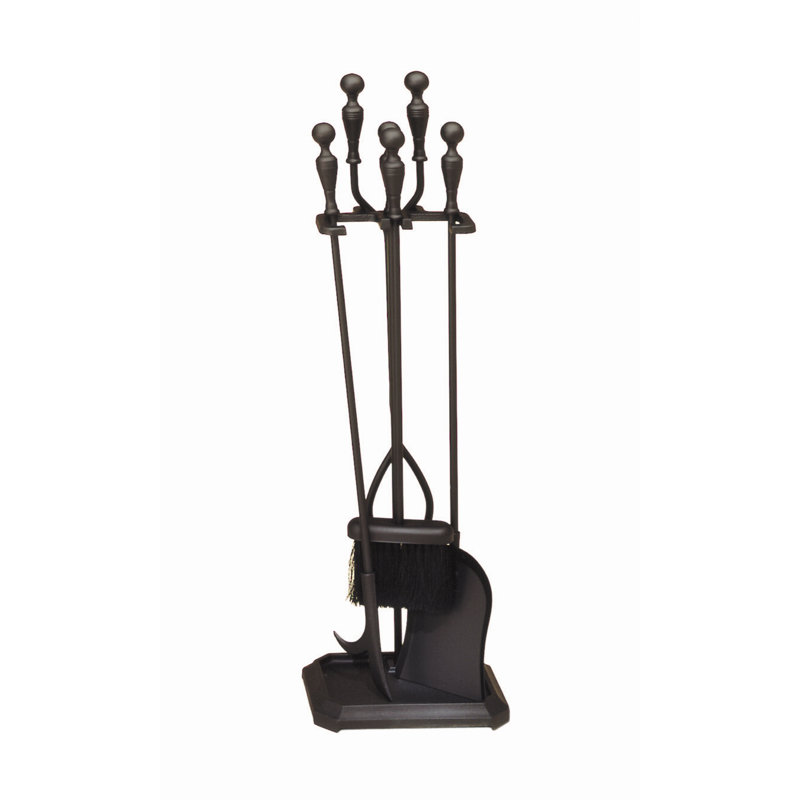 Red Barrel Studio® Masuma 4 Piece Iron Fireplace Tool Set & Reviews